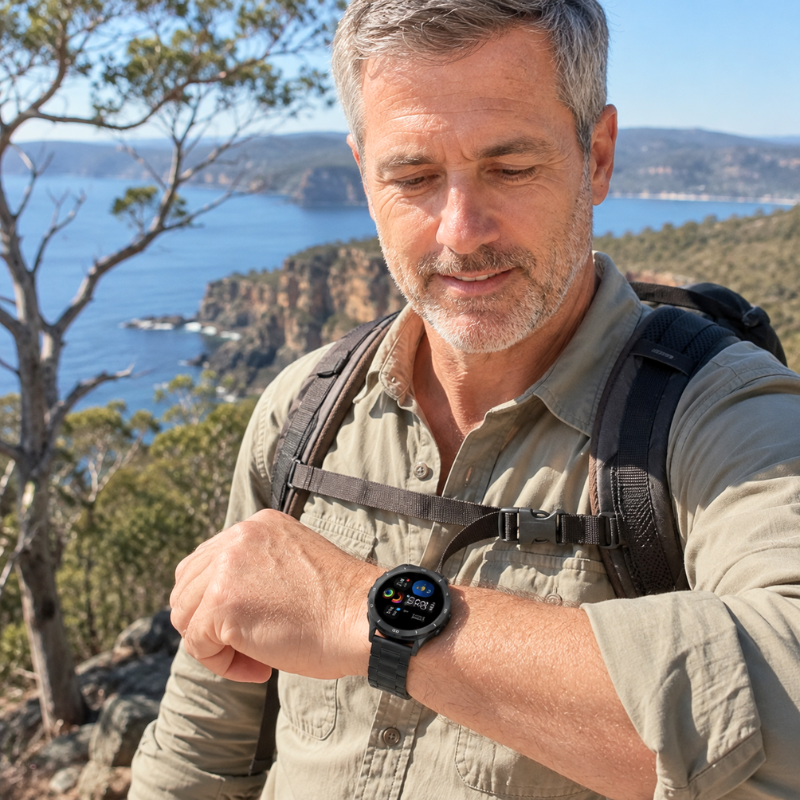 TimeCrest™ ProTrack Outdoor Smart Watch