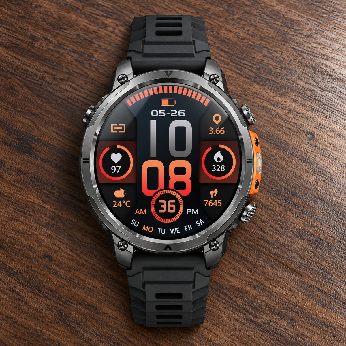 TimeCrest™ Sentinel Rugged Smart Watch - view 7