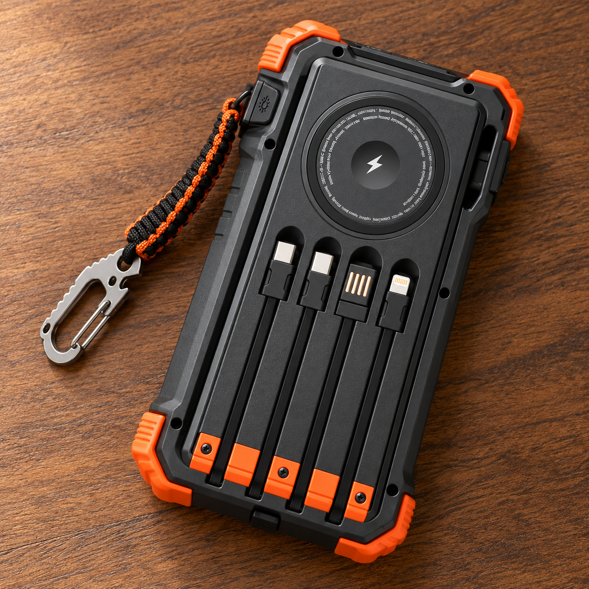 TimeCrest™ Sunforge Solar Power Bank - view 2