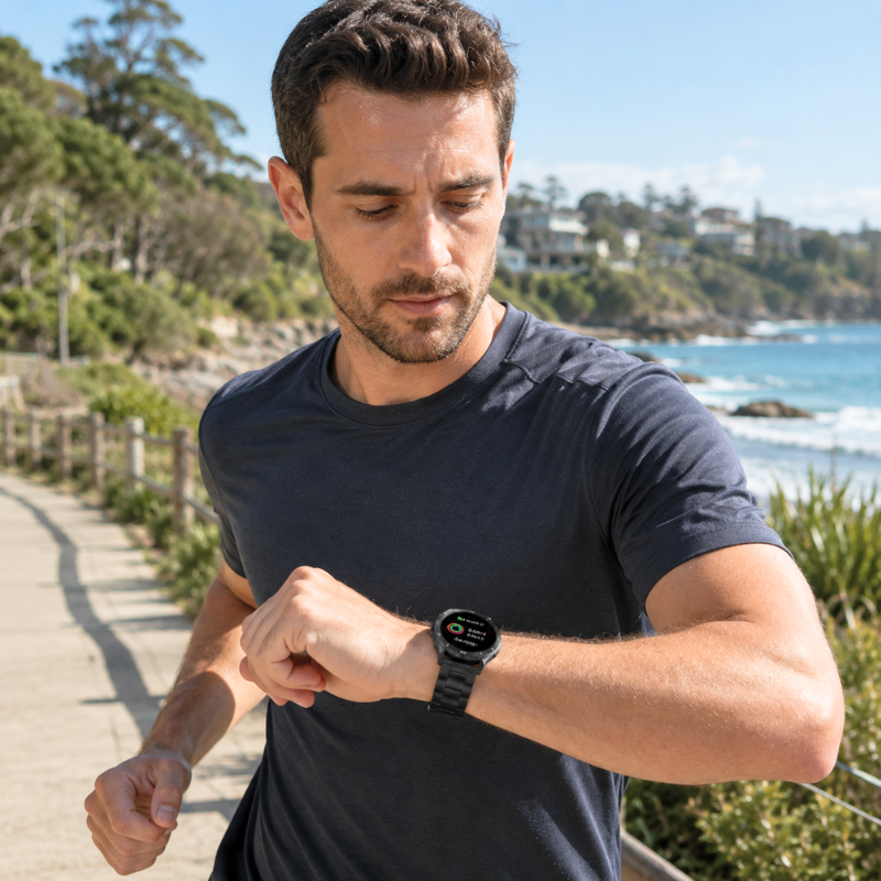 TimeCrest™ ProTrack Outdoor Smart Watch