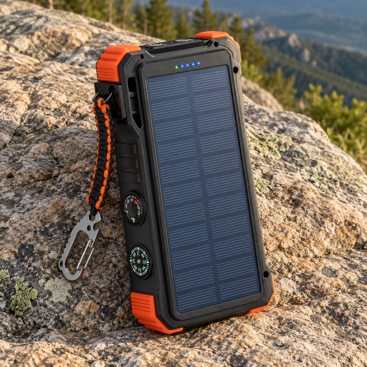 TimeCrest™ Sunforge Solar Power Bank