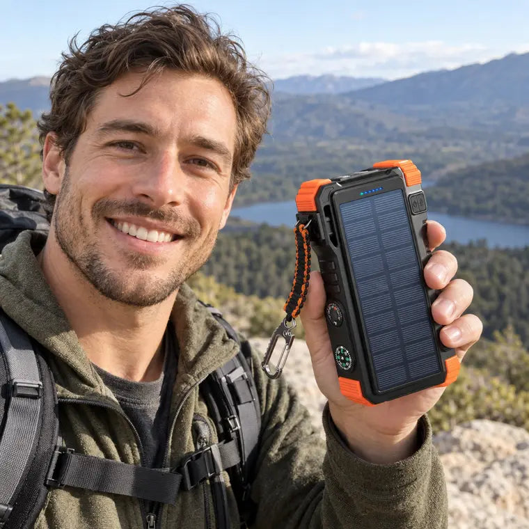 TimeCrest™ Sunforge Solar Power Bank - view 4