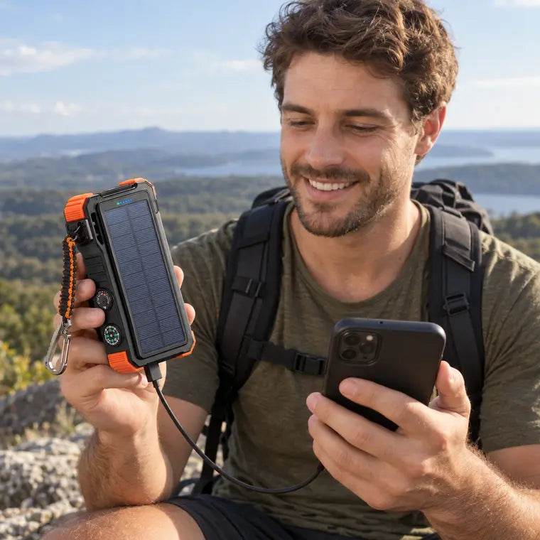 TimeCrest™ Sunforge Solar Power Bank - view 3